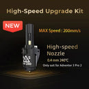 Flashforge 3D Printer 0.4mm 0.6mm 265℃ Nozzle Assembly For Adventurer 3/4 Series (AD3/ AD4/AD3 Lite) High Temperature Nozzle