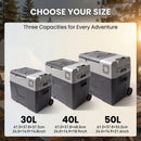 The Tundra | 20L-55L Portable Compressor Car Fridge (12V/24V DC + AC)