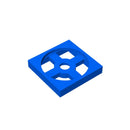 Gobricks GDS-949 Turntable 2 x 2 Plate, Base compatible with 3680  DIY Educational Building Blocks Technical