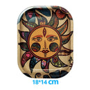 Cigarette Metal Rolling Tray 180*140MM Herb Smoking Accessories Kitchen Home Different Kind Tobacco TinPlate Storage Case