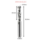 Compression milling cutter woodwork UP &amp; DOWN Cut Two Flutes Spiral Carbide Milling Tool CNC Router Wood End Mill Cutter Bits