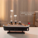 Steamship Essential Oil Air Humidifier Home 250Ml Remote Control Ultrasonic Jellyfish LED Night Light Cool Mist Aroma Diffuser