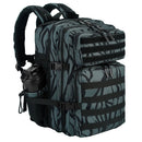 LHI 45L Tactical Backpack for Men and Women Large Athlete Gym Bag Outdoor Sports Hiking Survival Rucksack with Bottle Holder