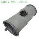 Collapsible Cat Tunnel  Kitten Play Tube for Large Cats Dogs Bunnies With Ball Fun Cat Toys 2 Suede Peep Hole pet toys WF