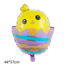 Cute Animal Easter Rabbit Mini Figurines Bunny Carrot Cake Decoration Chick Cupcake Toppers Easter Party Baking Supplies
