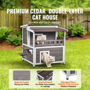 The Feral Keep | 2-Story Weatherproof Outdoor Cat Shelter