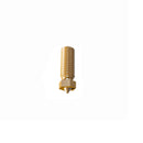 5PCS/Lot Original FLSUN V400 3D Printer Hotend Nozzle  0.4mm/0.5mm/0.8mm Size Brass Print Head Block Double Holes Extruder Part