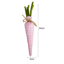 1pc Easter Rabbit Doll Toys Bunny Cloth carrot Cute for Easter Home Party Decoration Supplies Kid Gift Favor Doll Ornament 2024