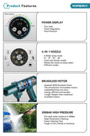 The Torrent Six | 200 Bar Cordless Pressure Washer System