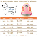 小型中型犬胸背带套装 狗项圈牵引绳 幼犬猫反光胸带 吉娃娃约克夏牵引绳