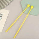 2Pcs 31.0*2.0cm Percussion Drum Sticks Mallets Drumsticks Adults Kids Stick Mallet Plastic Musical Instrument Children's Toys