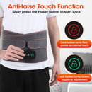 Cordless Hot Waist Belt Massager Lower Back Support Lumbar Protector Back Heated Vibration Massage Waist Brace Relief Pressure