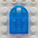 50pcs DIY Building Blocks 3176 Brick Heart Necklace/Key Ring Toys 2x 3 Heart-shaped Multicolor Educational Toy Gift for Children