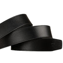 2024 New Temperament Business Men's Belt Letter Metal Button Head Versatile Decorative Jeans Dress Business Men's Belt