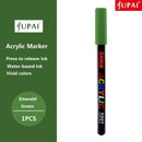 Jupai 1PCS Acrylic Marker Pens Plumones 24Color Painting Stationery Ceramic Glass Fabric Graffiti Waterproof Water-based