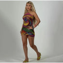 Vintage Floral Printed Midi Dress Women Backless Satin Halter Cutout Bodycon Split Hem Party Dresses 2026 Summer Elegant Gown