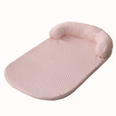 Removeable Summer Dog Bed Ice Silk Cooling Pet Mat Foam Sleeping Sofa Puppy Kennel Summer Cooling Fabric Dog Cat Bed Pet Cushion