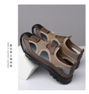 New Summer Sandals Breathable Men Shoes Mesh Outdoor Men Hollow Sandals Antiskid Beach Sandals Flats Footwear Zapatillas Hombre