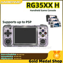 ANBERNIC RG35XX H 掌上游戏机 3.5英寸IPS屏幕 HDMI输出 Linux系统 RG35XXH 复古视频模拟器掌机 PSP游戏