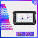 适用于大众POLO GOLF 5 6 Plus PASSAT B6 JETTA TIGUAN TOURAN SHARAN SCIROCCO CADDY 西雅特 Carplay 音频立体声 GPS 的安卓14车载收音机
