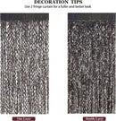 Tinsel Foil Fringe Curtain Red Gold Foil Fringe Backdrop Wall Curtains for Baby Shower Wedding Ocean Christmas Party Decorations