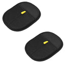 Upgrade Edition Large Pet Static Hair Removal Gloves - Black Polypropylene Cat Grooming Gloves with Yellow Accents