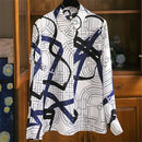 FANIECES Luxury Women's Shirt Elegant Office Ladies Business Shirt 2025 Spring Long Sleeve Lapel Designer Brand Shirts Blusas