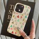 Shockproof Soft Cover Christmas Tree Snowflake Pattern Phone Case For iPhone 17 16 15 14 13 12 11 17 Pro Max Air XSMax XS XR X