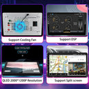 适用于Univers车载收音机的Android 14 双DIN Apple Carplay车载多媒体播放器 GPS Android Auto IPS屏幕 RDS DSP车载音响