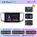 Junsun Wireless CarPlay Android Auto Car Radio for Volkswagen VW Sharan SEAT Alhambra 7N 2012-2018 RDS GPS 4G WIFI autoradio