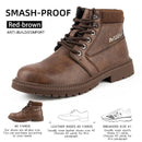 Full Size Steel Toe Cap Fashion Men Work Safety Boots Anti-smash Work Sneakers Safety Shoes Men Indestructible Work Boots