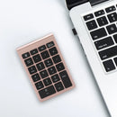22Keys Numeric Keyboard 2.4G Wireless Mini Portable Ergonomic Design Digital Keyboard Numpad with USB Receiver for Office Laptop