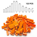 122块厚颗粒积木 12种尺寸 DIY益智创意积木 兼容3001儿童塑料玩具