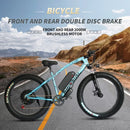 The Tundra Wolf | 2000W All-Terrain Electric Fat Bike — 48V 17Ah, Snow & Sand Dominance
