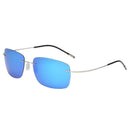 HDCRAFTER Super Light Titanium Rimless Polarized Sunglasses Big size 160mm Sun Glasses UV400 Gafas Men Myopia Optical Eyewear