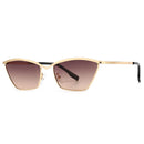 Metal Retro Sunglasses For Ladies Outdoors Fashion Cat Eye Sunscreen Suneyeglass Beach UV Protection Vacation Riding 300907