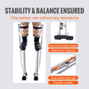 SucceBuy 24"-40" Drywall Stilts Professional Aluminum lastering Stilt Ladder Adjustable Plastering Stilts Paint Tool Stage Props