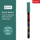 Jupai 1PCS Acrylic Marker Pens Plumones 24Color Painting Stationery Ceramic Glass Fabric Graffiti Waterproof Water-based