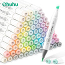 The Pastel Atlas | Ohuhu Honolulu 96-Colour Alcohol Marker Set with Dual Tips