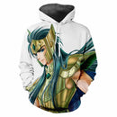 Saint Seiya Classic 3D Harajuku Printed Cartoon Anime Cool Fashion Avant-garde Men Women Soft And Comfortable Trendy Hoodie Top