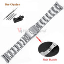 For Seiko SKX007 SKX009 Solid Stainless Steel Watch Band 20mm 22mm Men's Sports Strap for Jubilee Curved End Bracelet for Oyster