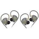 KZ EDX Lite IEM Monitor Headphones Dynamic HIFI Bass Music Earbuds In Ear Wired Earphones Noise Cancelling Sport Gaming Headsets