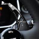 Carbon Abs Car Steering Wheel Paddle Shifter Trim Cover For Land Range Rover Evoque Discovery Sport For Jaguar XF XE Accessories