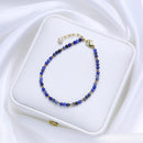 3MM Naturnal Stone Beads Bracelets For Women on Hand Luxury Jewelry Sets  Wholesale Bangle  Party Gift Tourmaline  Handwork