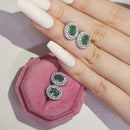 2026 Pink Silver Color Zircon Stud Earrings For Women Earing Girl Party Gift 1 dollar items Gothic freeshipping y2k Jewelry Z7