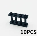 Military MOC Sentry Building Block Soldier Sandbag Fence Cannon Shell Barbed Wire Weapon Rack Training Field Watchtower Toy K018