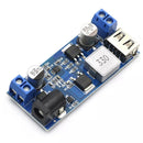 DC-DC 24V/12V 转 5V 5A 降压充电模块 USB 降压转换器模块 手机降压电源模块