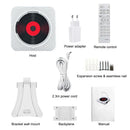 Portable CD Player Bluetooth Speaker LED Screen Wall Mounted Music Player FM Radio 3.5mm Stereo CD Players With Remote Control