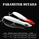 Patchinko 140 Topwater Popper Fishing Lure patchinco 100/140mm Surface Floating Baits Long Cast Wobblers Stickbait For Bass Pike