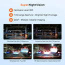 The A410 | Front 1440P + Rear 1080P Dual Dashcam